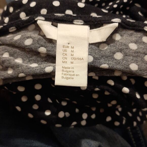 H&M polka dot sz med top Expess Jean's sz 8R - Picture 6 of 8